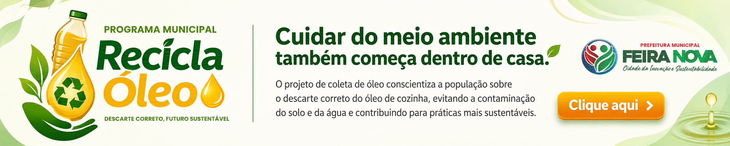 Recicla Oleo de Feira Nova-PE