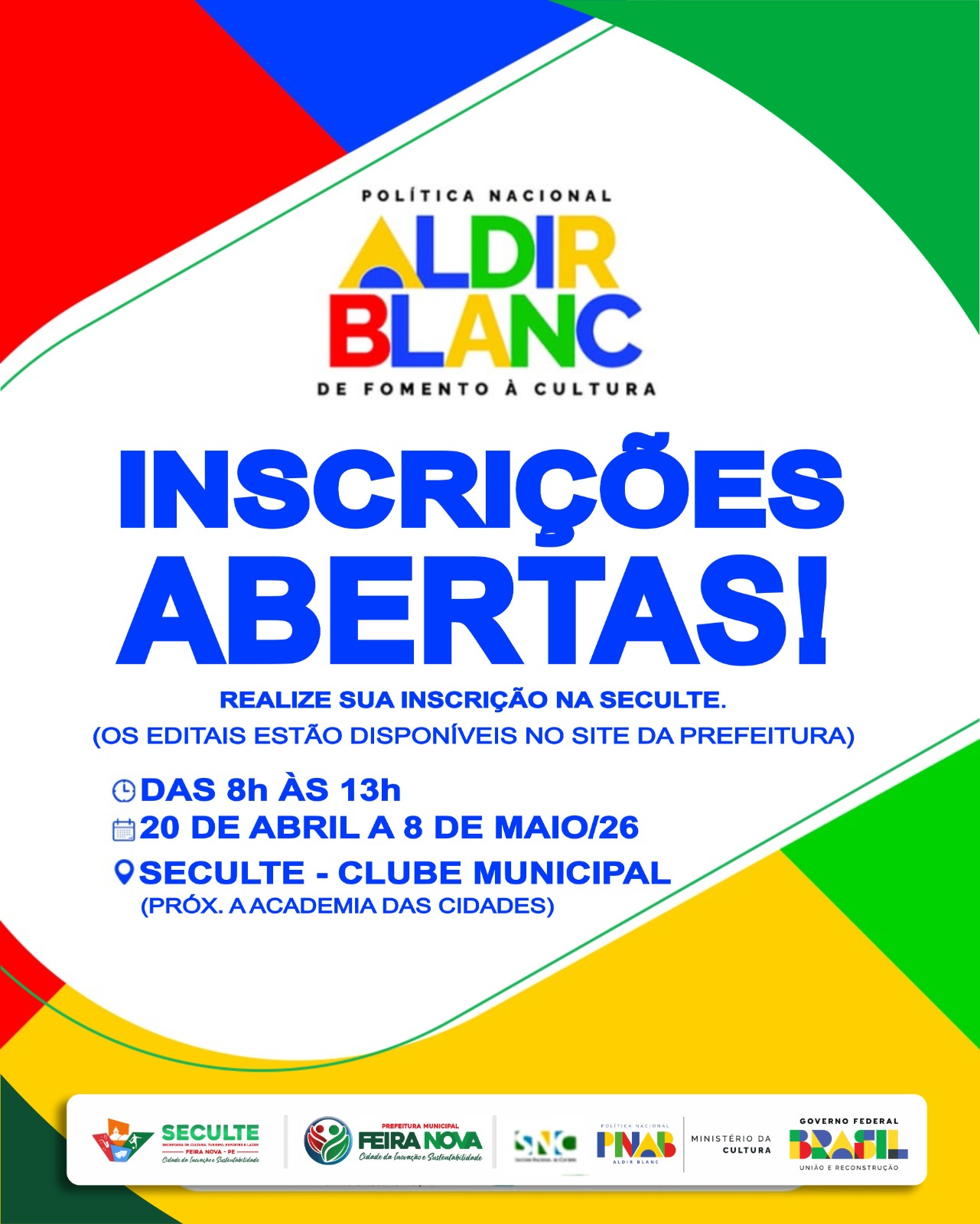 Inscrições abertas! – PNAB 2026